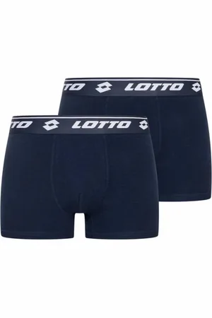 Lotto Herren Boxershorts 2er-Pack weiß/navy