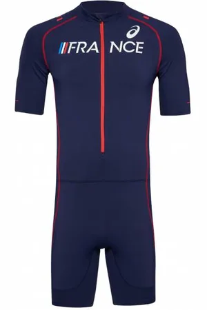 Asics Frankreich Track & Field Racing Suit Herren Sprinteranzug