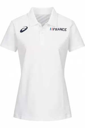 Asics Frankreich Leichtathletik Damen Polo-Shirt