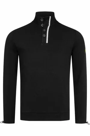 Lyle & Scott Lyle & Scott Button Funnel Neck Herren Sweatshirt