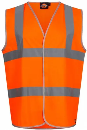 Dickies High Visibility Vest Herren Sicherheitsweste