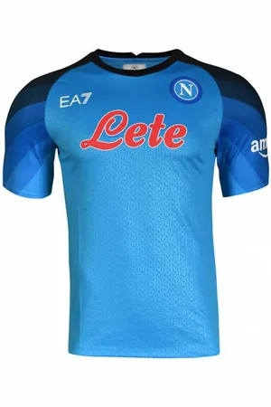 Emporio Armani SSC Neapel EA7 Herren UEFA Heim Trikot