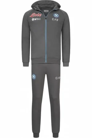 Emporio Armani SSC Neapel EA7 Herren Trainingsanzug mit Kapuze