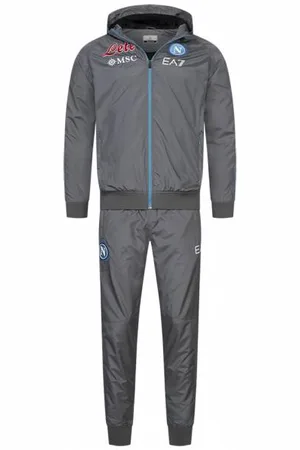 Emporio Armani SSC Neapel EA7 Herren Kapuzen Präsentationsanzug