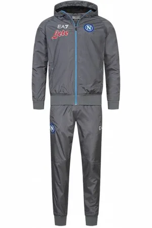 Emporio Armani SSC Neapel EA7 Herren UEFA Kapuzen Präsentationsanzug