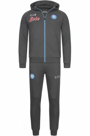Emporio Armani SSC Neapel EA7 Herren Trainingsanzug mit Kapuze