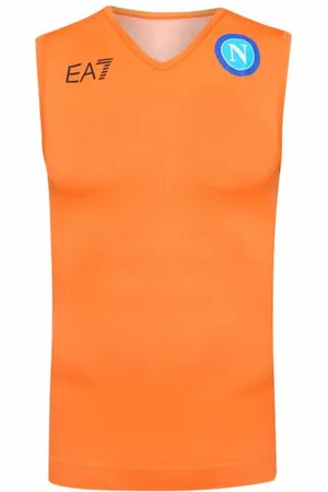 Emporio Armani SSC Neapel EA7 Herren UEFA Funktions Tank Top