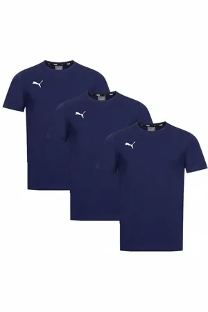 PUMA TeamGoal Casual Kinder T-Shirt 3er-Pack