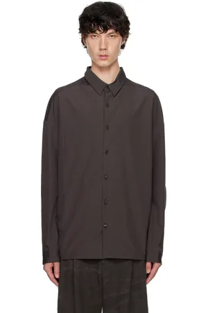 DEVOA Brown Poplin Shirt