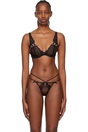 Agent Provocateur deals BH 75C schwarz durchsichtig Spitze Mesh