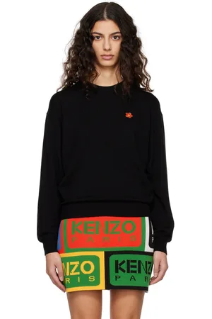 Kenzo Black Paris Boke Flower Sweater