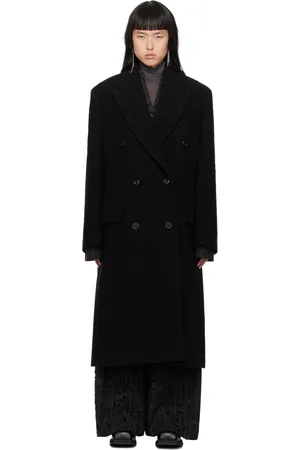 Acne Studios Black Double-Breasted Coat