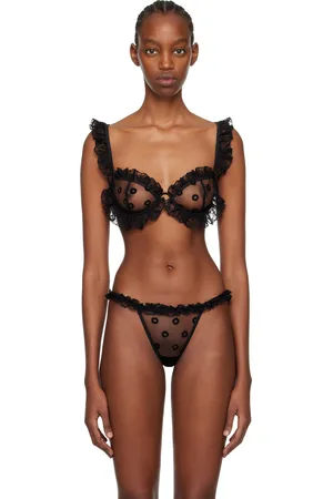 Le Petit Trou Transparenter Larissa BH in Schwarz