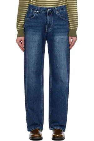 AFTER PRAY Navy Relaxed Essential Jeans