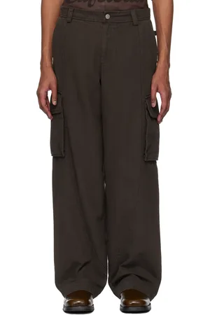 HAN Kjøbenhavn Brown Cotton Cargo Pants