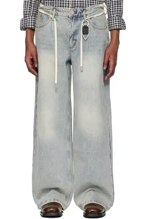 C2H4 Blue Disarray Baggy Jeans