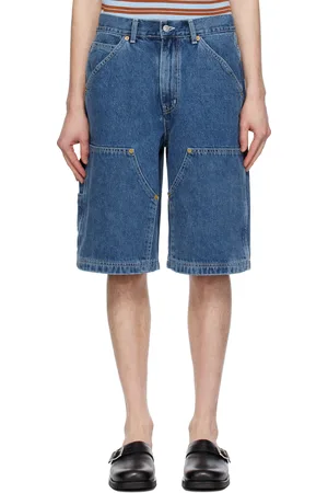 AFTER PRAY Blue James Carpenter Denim Shorts