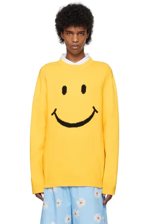 Moschino Cotton Blend Smiley Sweater