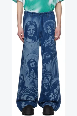 Gerrit Jacob Blue Wide-Leg Jeans