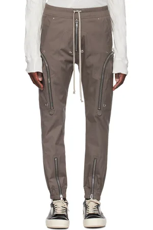 Rick Owens Gray Hollywood Bauhaus Cargo Pants