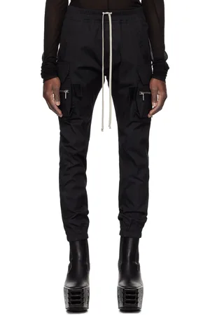 Rick Owens Black Hollywood Mastadon Cargo Pants