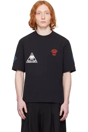 Marine Serre Black Souvenir Jersey Loose Fit T-shirt