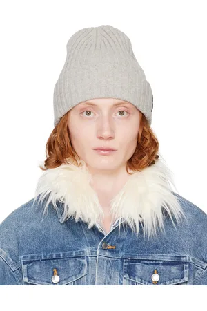 Alexander Wang Gray Ribbed Beanie