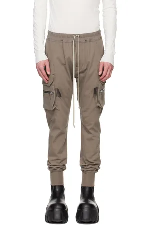 Rick Owens Gray Hollywood Mastodon Megacargo Pants