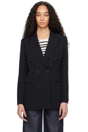A.P.C. Navy Anastasia Barbieri Edition Corta Blazer