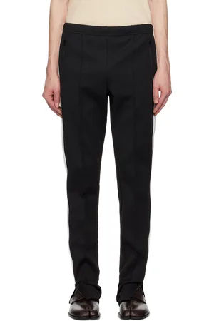 Maison Margiela Black Striped Sweatpants