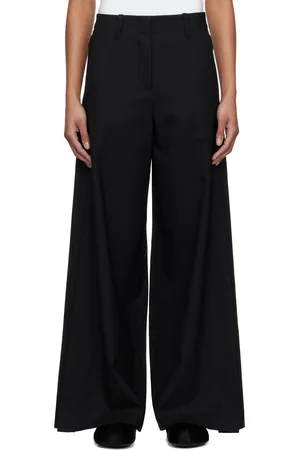 Kenzo Black Paris Wide-Leg Trousers