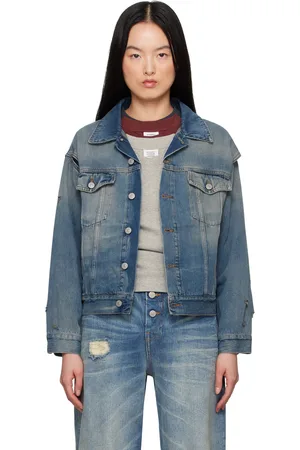 Maison Margiela Blue Faded Denim Jacket