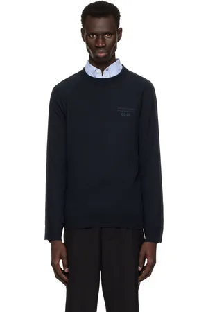 HUGO BOSS Navy Porsche Edition Logo Sweater