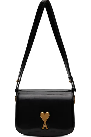 Ami Black Leather Paris Paris Bag