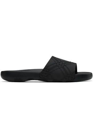 Burberry Embossed Check Dive Slides