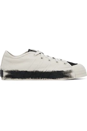 Y-3 Off-White & Black Nizza Lo Sneakers