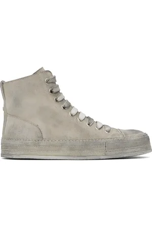 ANN DEMEULEMEESTER Gray Orvo High-Top Sneakers