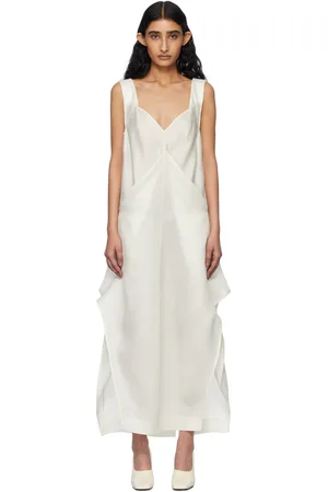 Khaite White Kenith Maxi Dress
