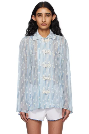 BODE Blue Meridian Blouse