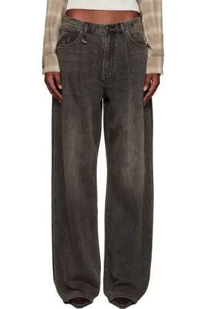 R13 SSENSE Exclusive Gray Double Loop Venti Jeans