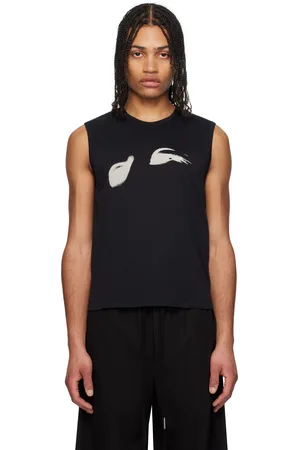 ANN DEMEULEMEESTER Black Ysewijn Smokey Eyes Tank Top