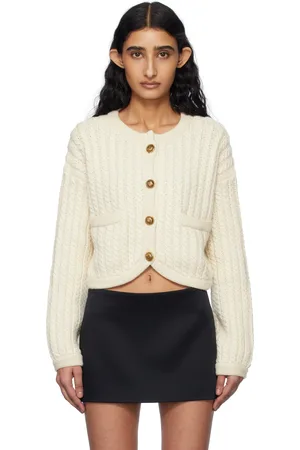 Khaite Off-White Balser Cardigan