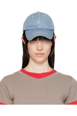 Ruslan Baginskiy Blue Hand-Embroidered Baseball Cap