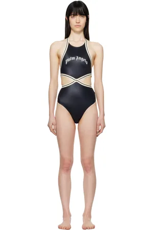 Palm Angels Black Track Swimsuit