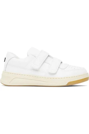 Acne Studios White Velcro Strap Sneakers