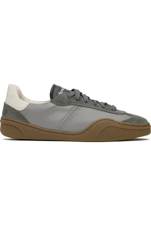 Acne Studios Gray & White Lace-Up Sneakers