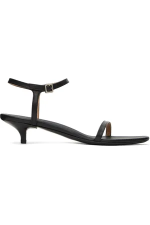 MARSÈLL Black Fiuto Heeled Sandals