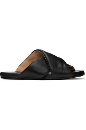 MARSÈLL SSENSE Exclusive Black Spanciata Sandals