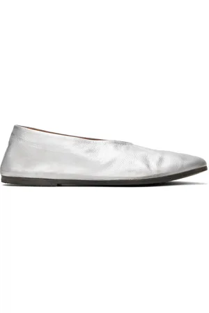 MARSÈLL Silver Coltellaccio Ballerina Flats