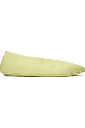 MARSÈLL Green Sfoglia Ballerina Flats
